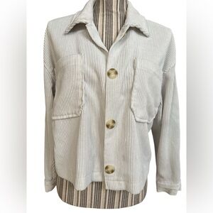 Ashley By 26 International Cream Utility Jacket